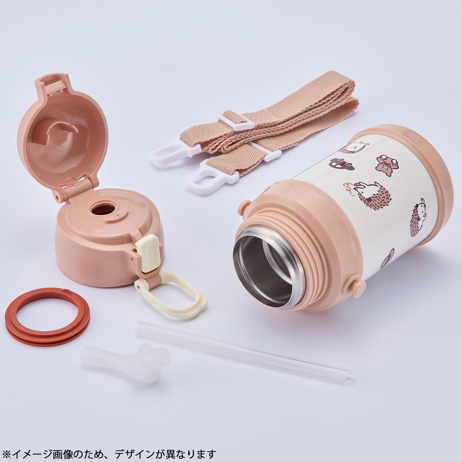 子ども用水筒 450ml ピンク キャラクター付き Amazon｜リーチウィル魔法瓶 ストローキッズボトル 450ml ワンタッチ